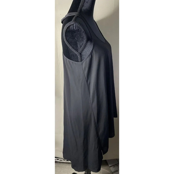 Ariat Black High Low Tunic Top Tank Shirt Chiffon Sleeveless Womens Size S/P - Picture 3 of 7